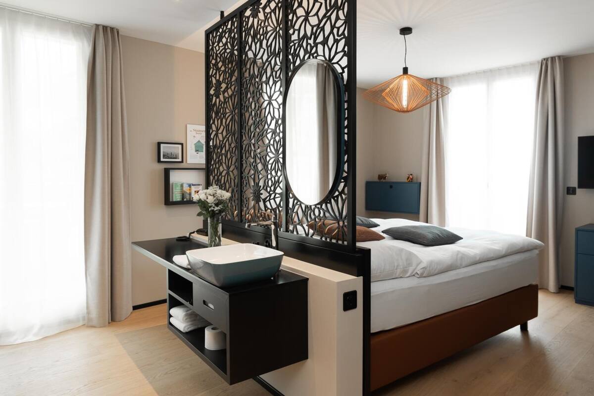 premium bedding, down duvets, select comfort beds