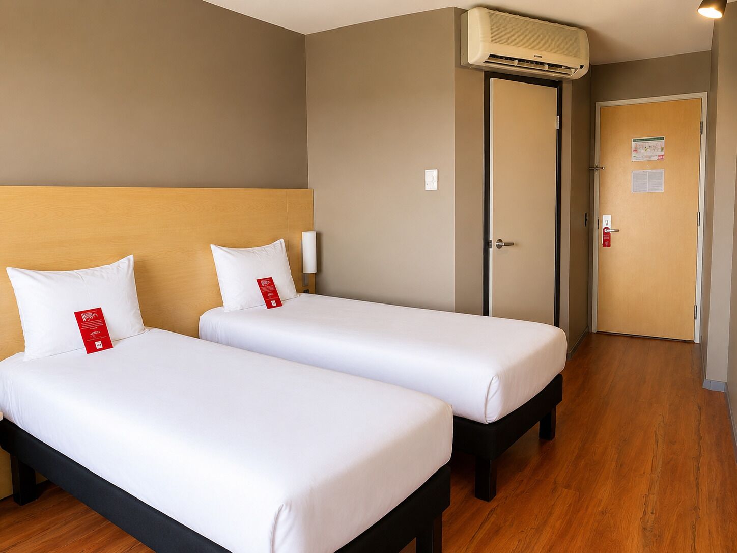 Standard Double Room, 2 Twin Beds | Blackout drapes, soundproofing, free WiFi, bed sheets