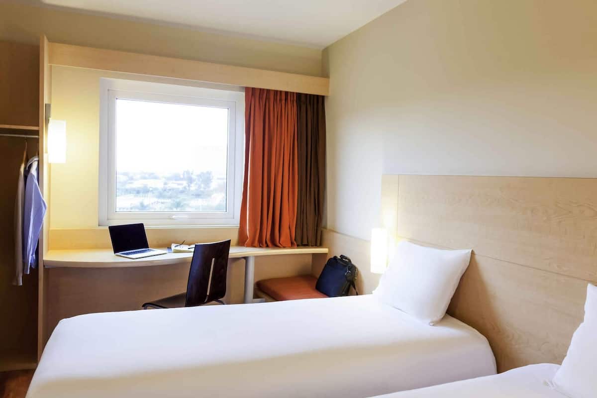 Standard Double Room, 2 Double Beds | Blackout curtains, soundproofing, free WiFi, bed sheets