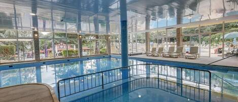 Indoor pool, outdoor pool