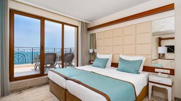 Minibar, in-room safe, desk, blackout curtains