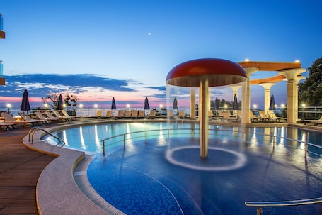 Indoor pool, outdoor pool. Astera Hotel & Spa