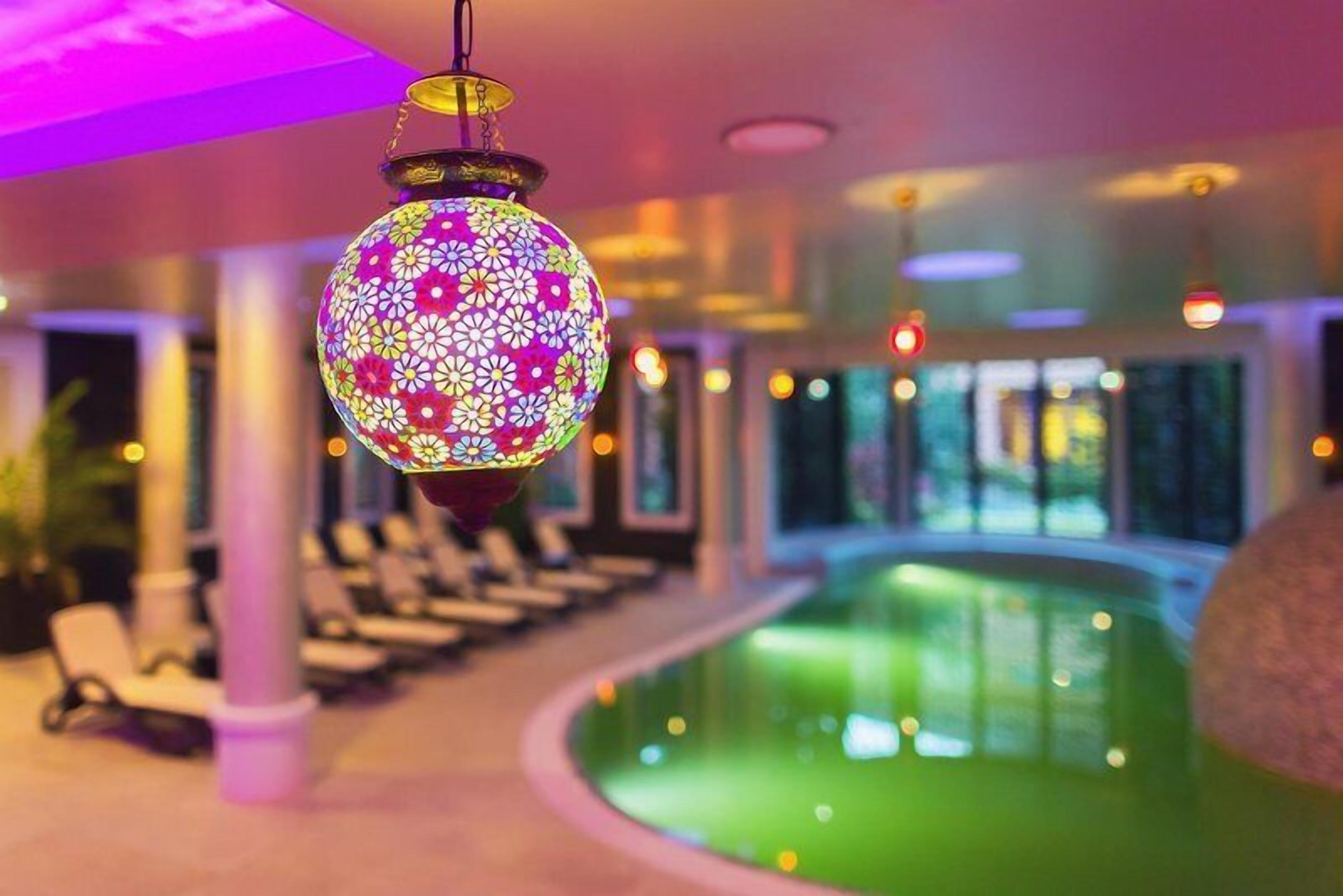 Una piscina techada