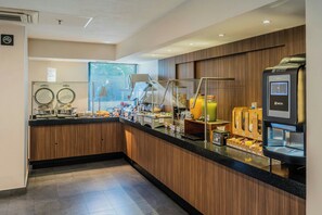 Kontinental frokost er inkludert hver dag