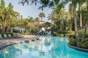 2 Außenpools, Cabañas (gegen Gebühr), Sonnenschirme