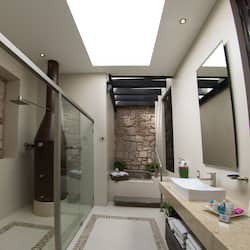 Junior Suite, 2 Double Beds | Bathroom