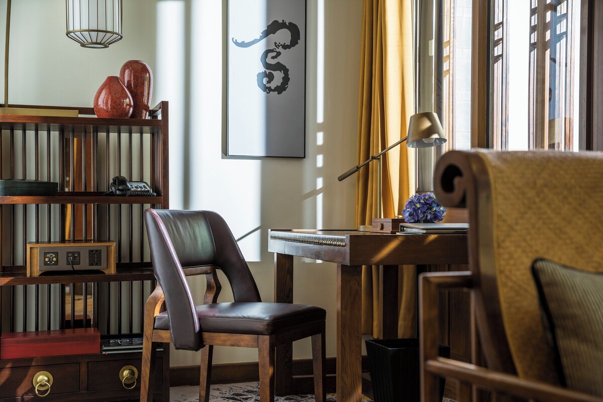 Ropa de cama de alta calidad, edredón y minibar
