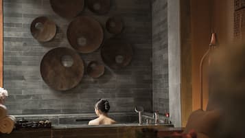 Body treatments, hydrotherapy, aromatherapy, deep-tissue massages