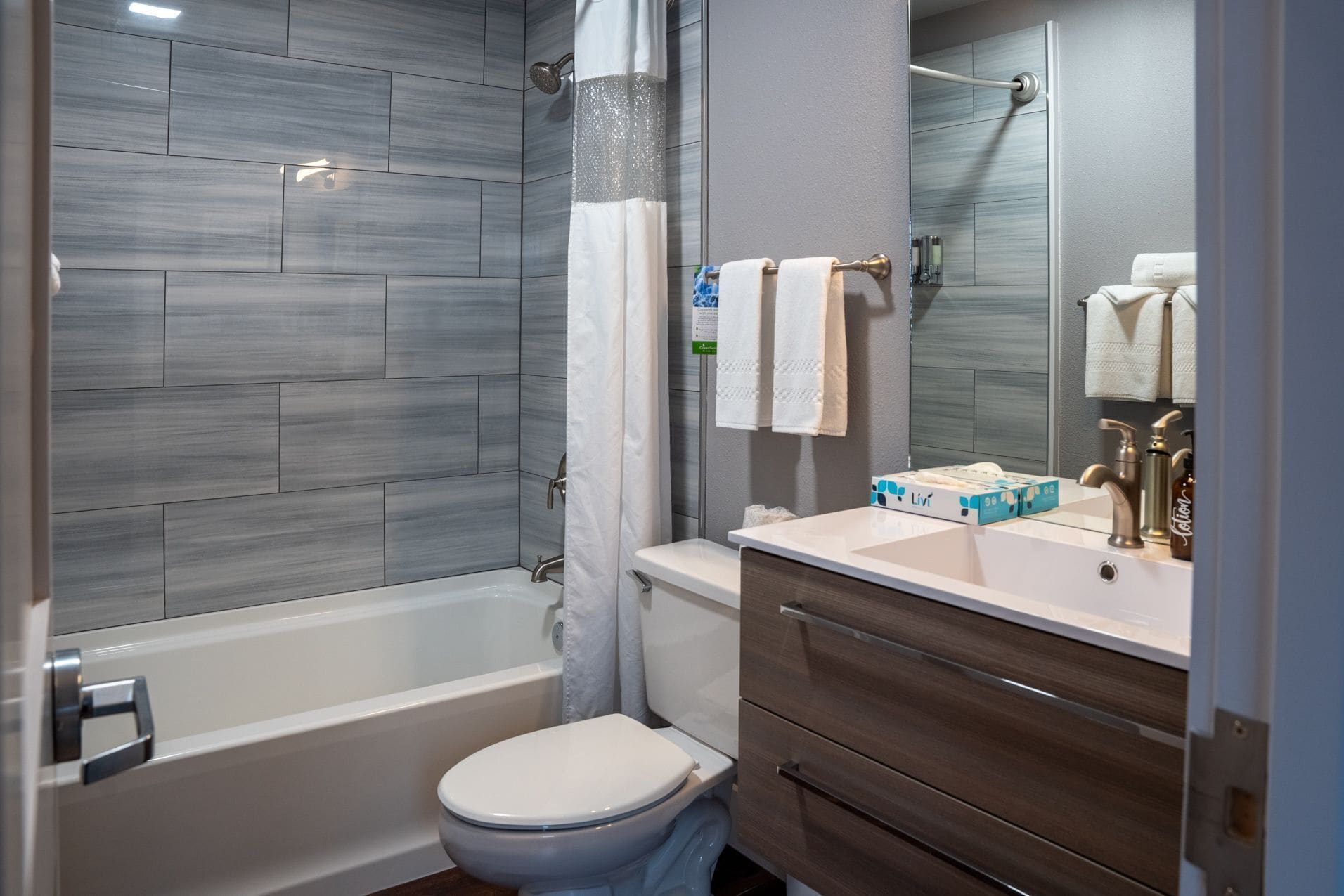 suite, 2 bedrooms | bathroom | shower, free toiletries, hair dryer, towels