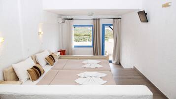 Caja de seguridad en la habitación, cortinas blackout y ropa de cama