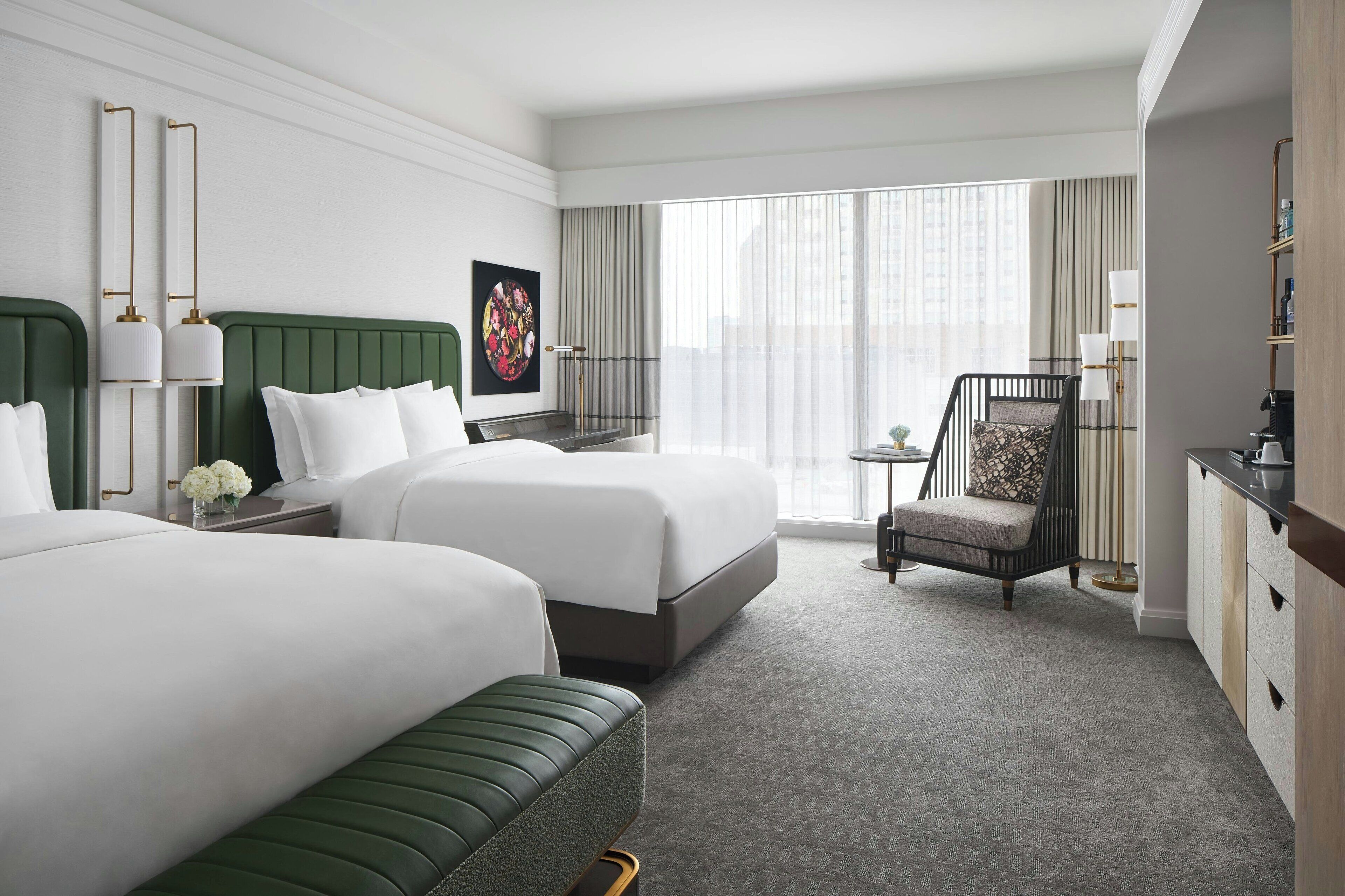 Frette Italian sheets, premium bedding, down duvets, pillow-top beds