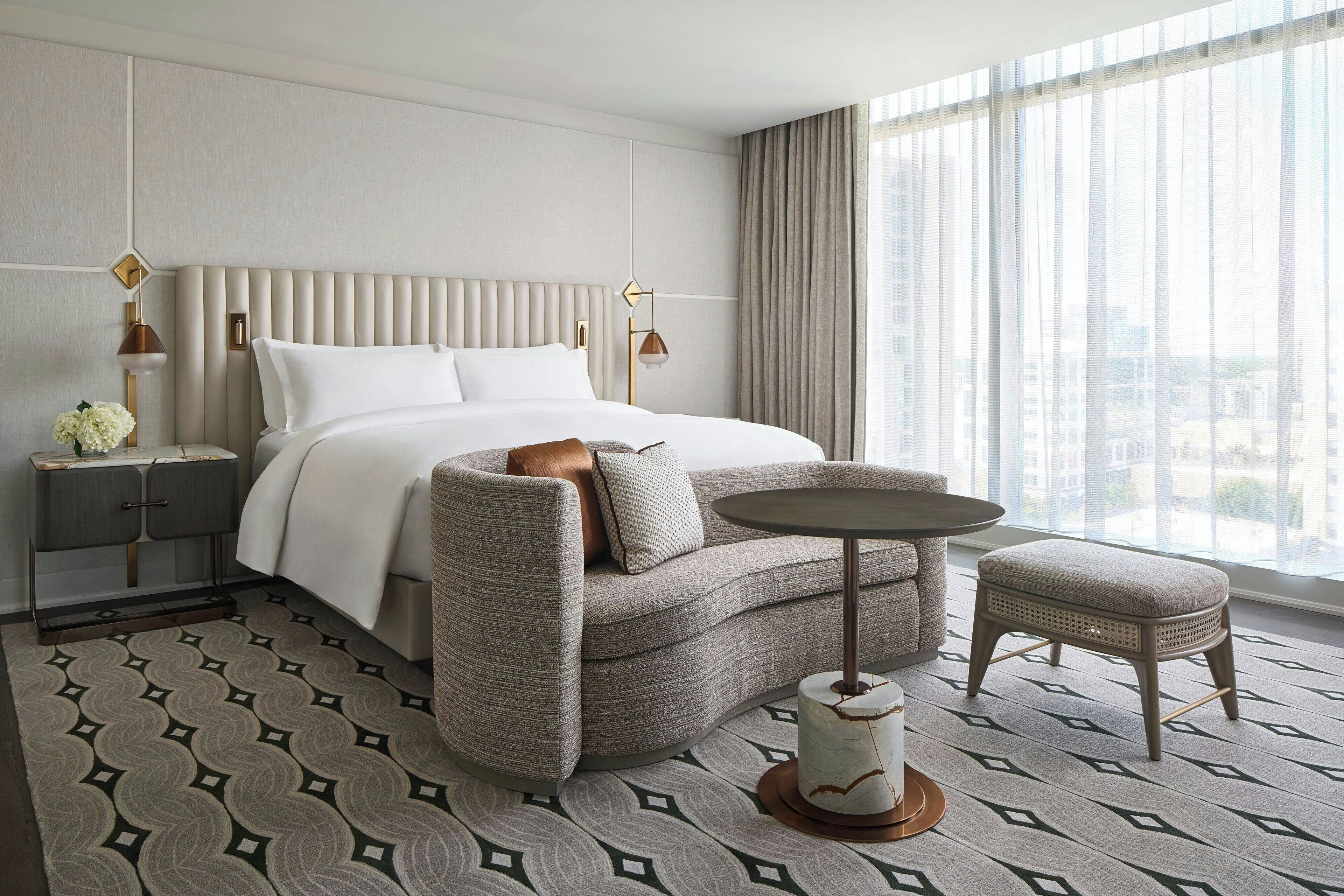 Frette Italian sheets, premium bedding, down duvets, pillow-top beds