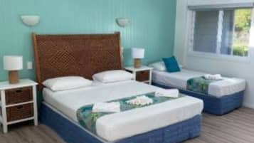 Cabana | Individually decorated, individually furnished, desk, iron/ironing board