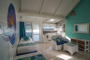 Appartement Standard, 1 chambre, service de ménage, vue jardin | Coin cuisine privé