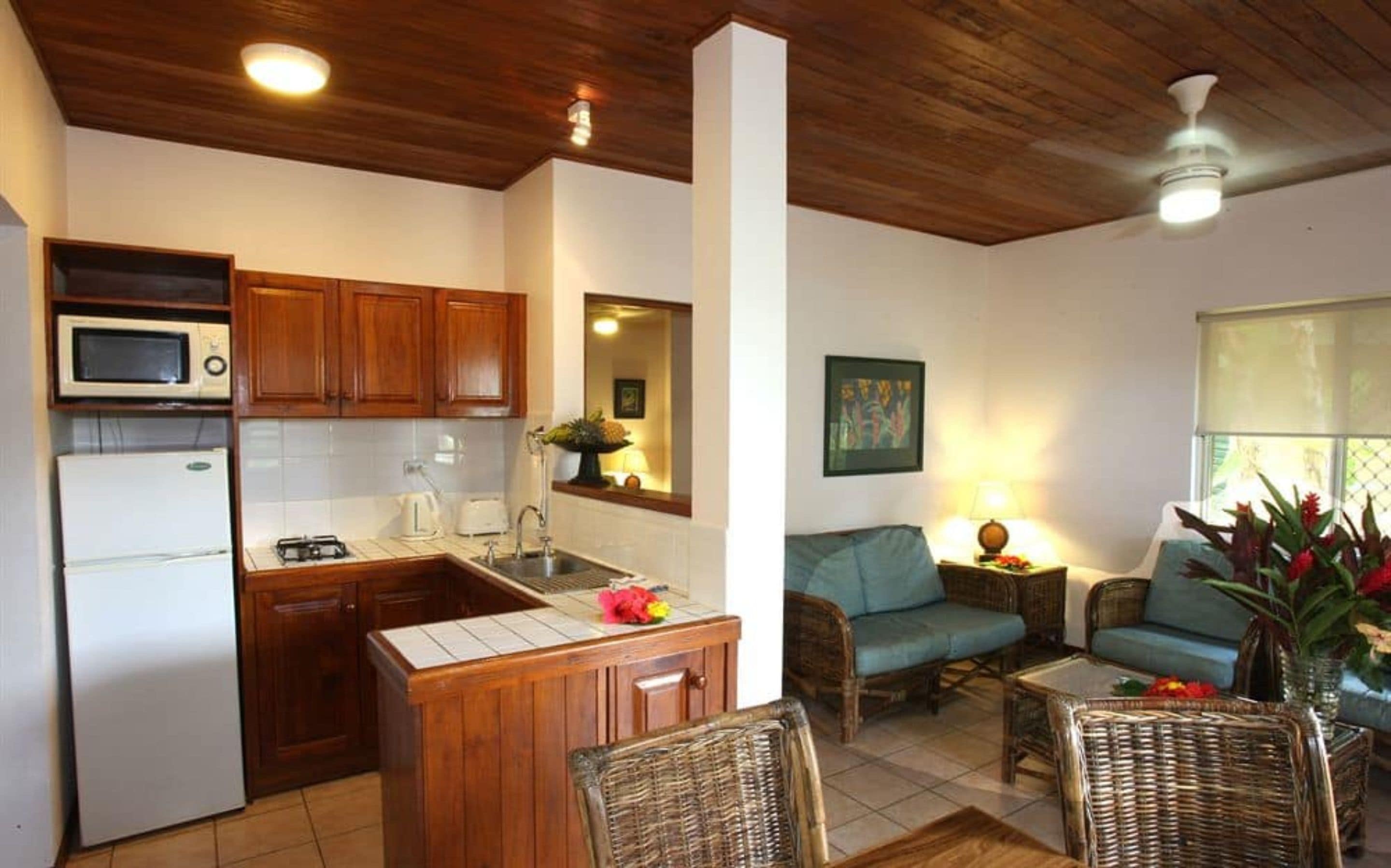 suite, 2 bedrooms, pool view | private kitchenette | fridge, microwave, stovetop, coffee/tea maker