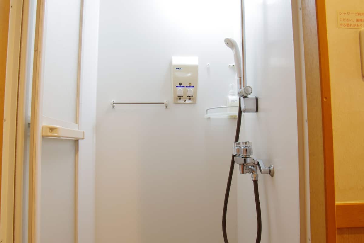 Free toiletries, hair dryer, slippers, electronic bidet