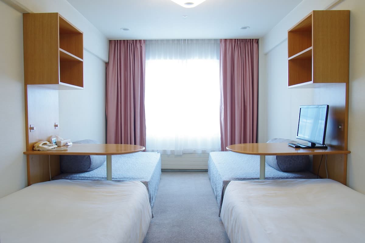 Blackout curtains, bed sheets