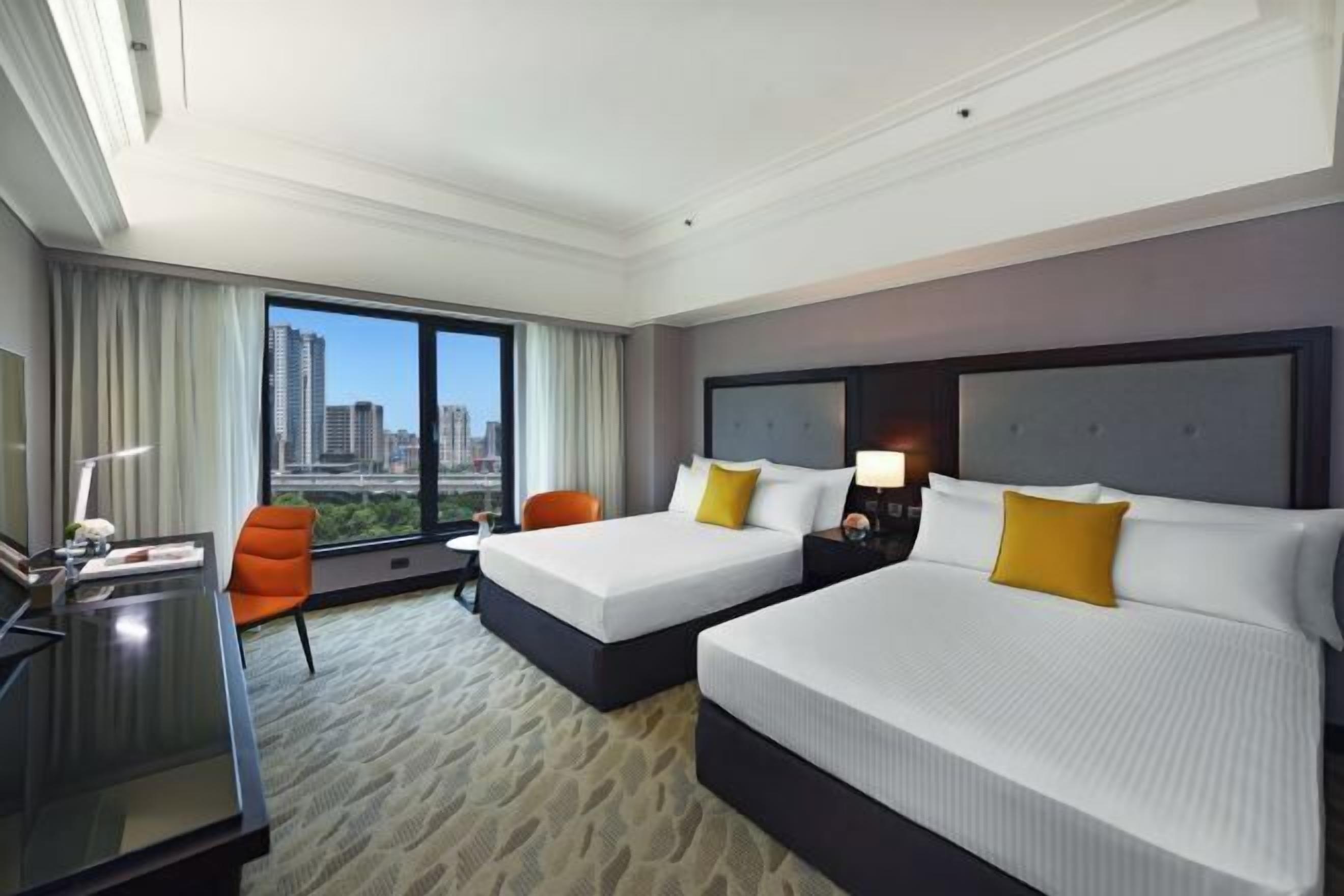 In-room safe, desk, laptop workspace, blackout drapes