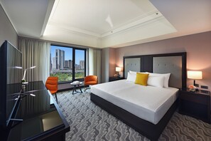 Habitación doble superior | Caja de seguridad en la habitación y escritorio 