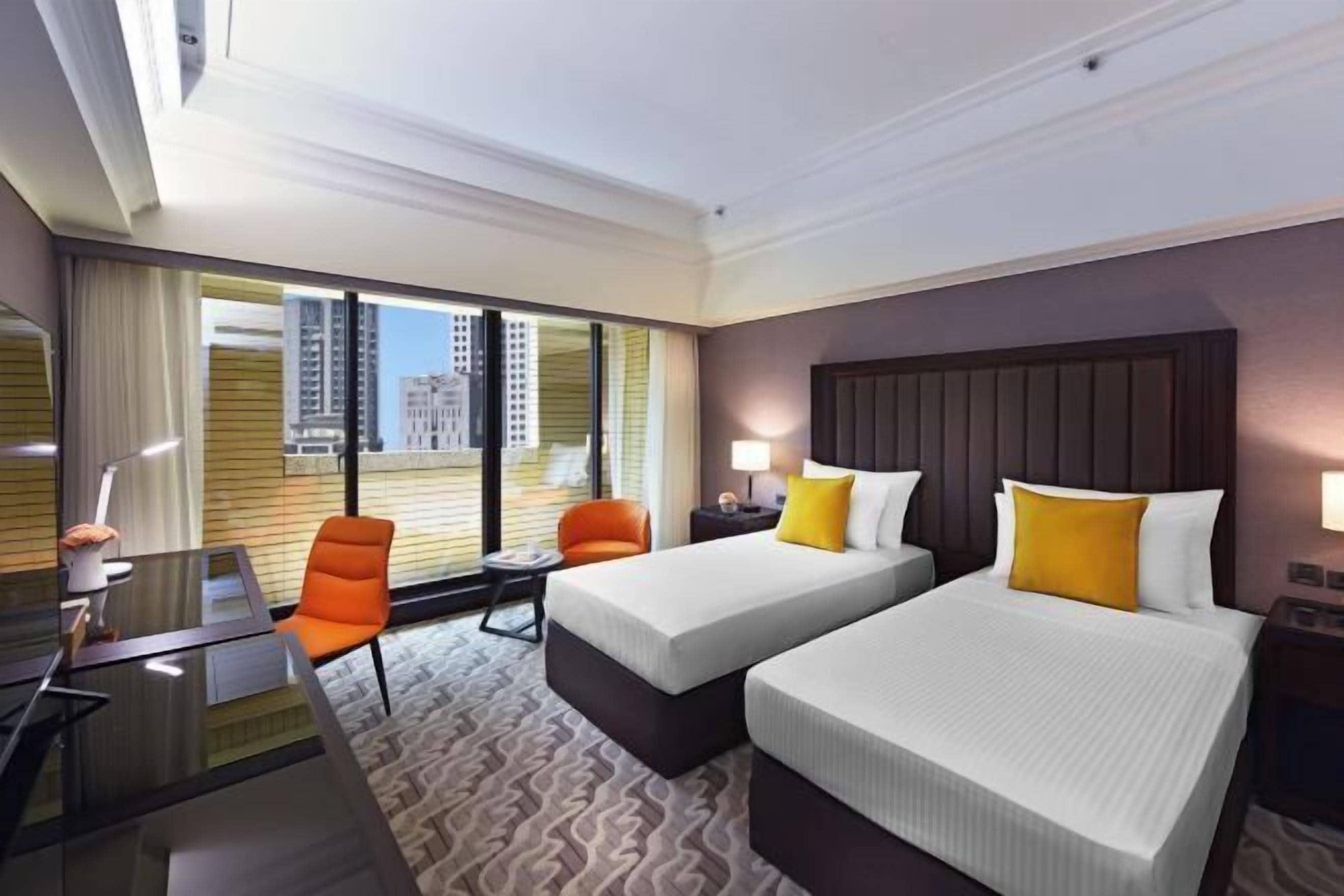 In-room safe, desk, laptop workspace, blackout drapes