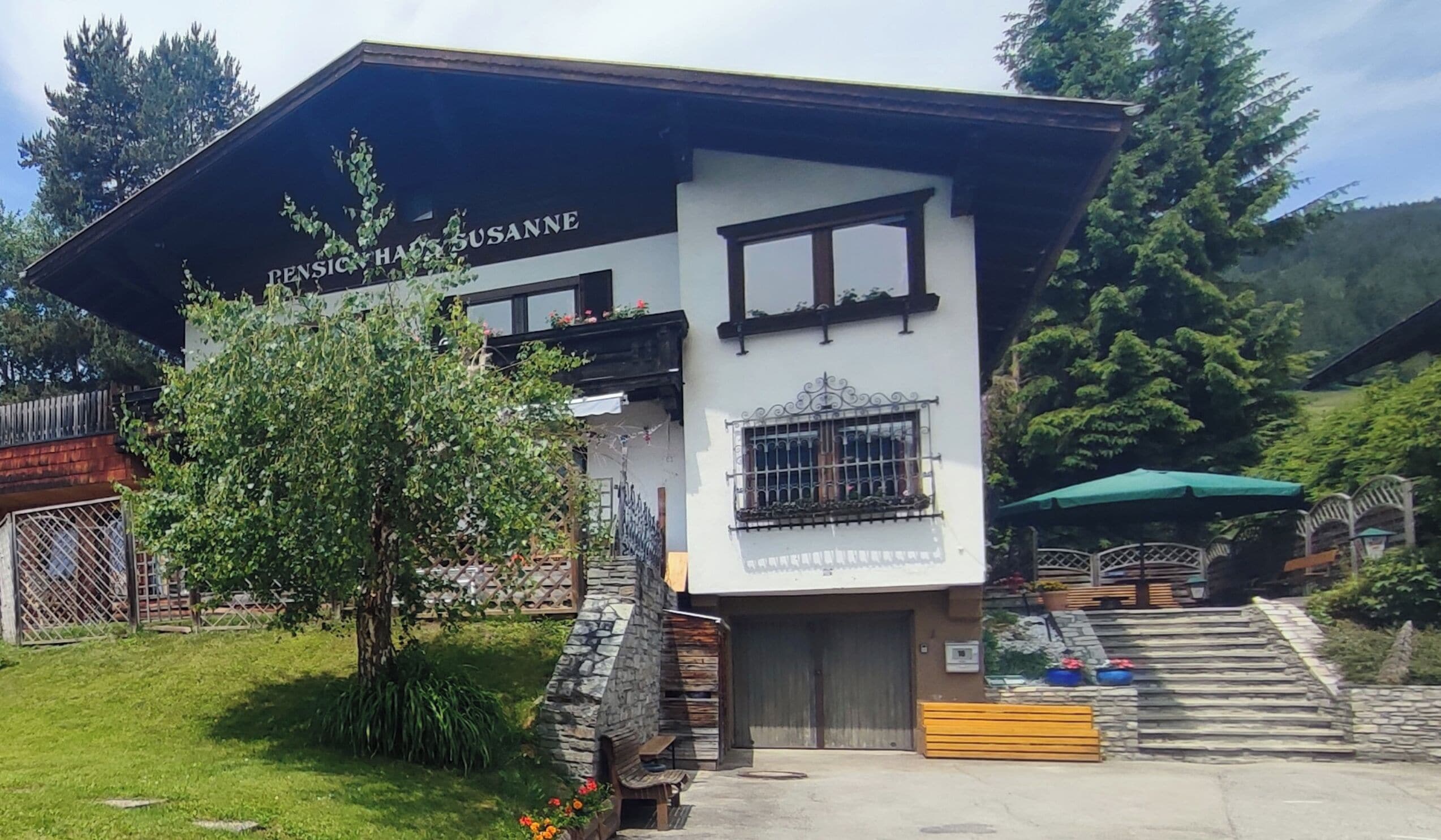 Façade de l’hébergement