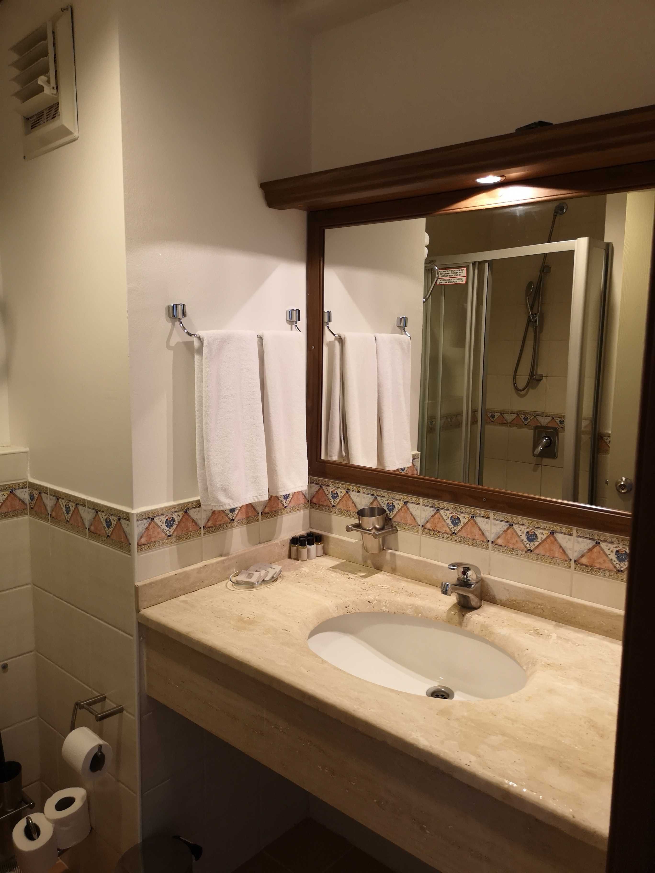 classic double or twin room | bathroom sink