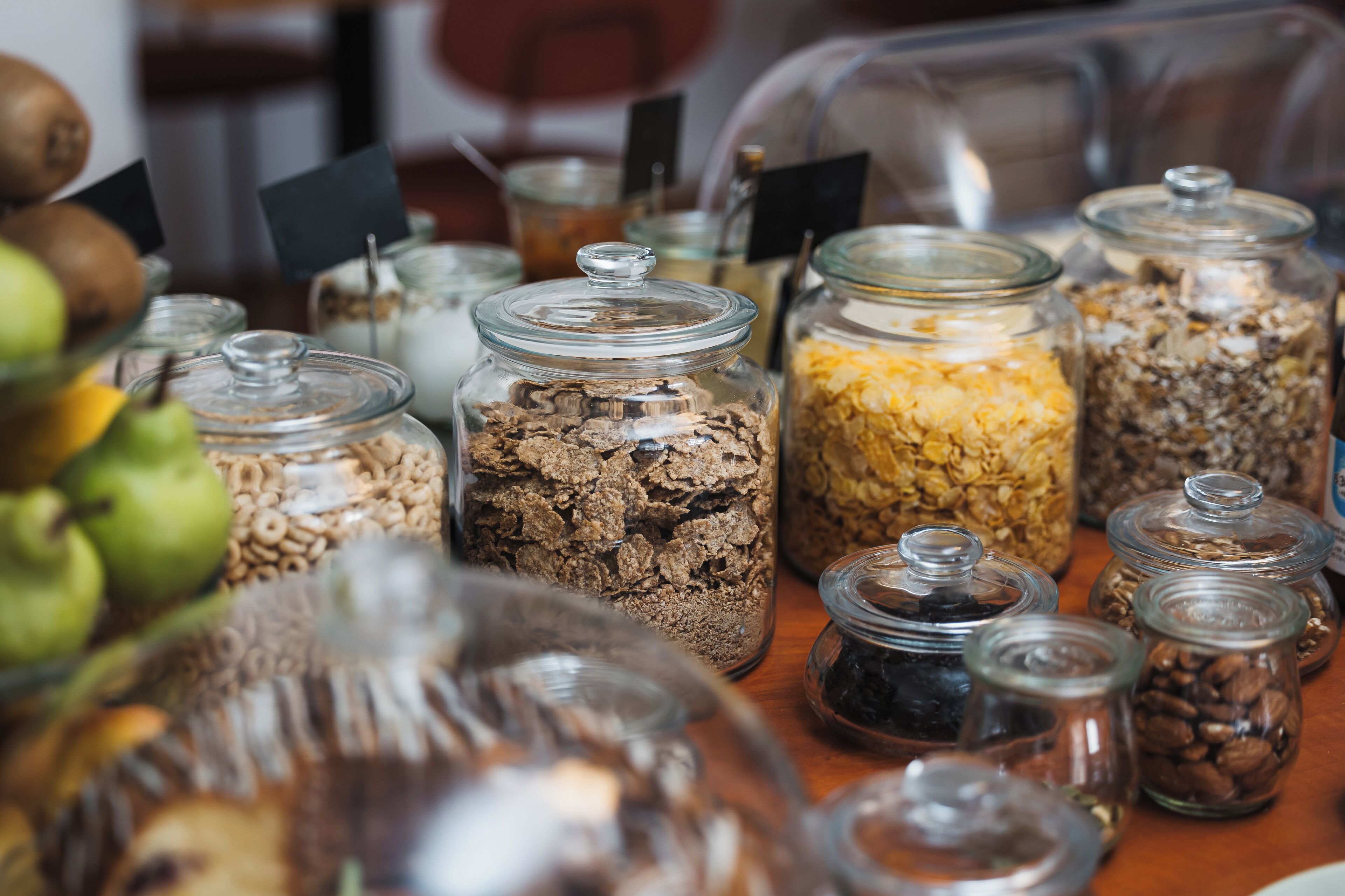 Tägliches Frühstücksbuffet gegen Gebühr