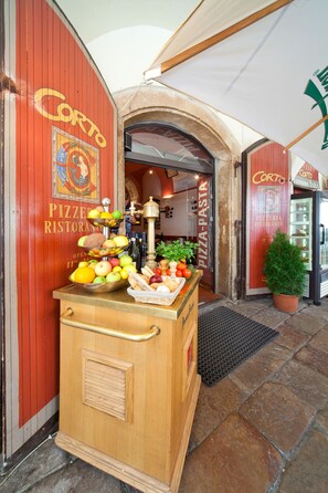 Entrada de la propiedad