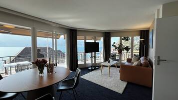 Chambre Double Premium | Coin séjour