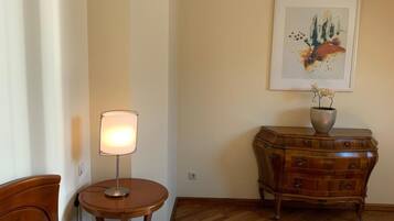 Desk, rollaway beds, free WiFi, bed sheets