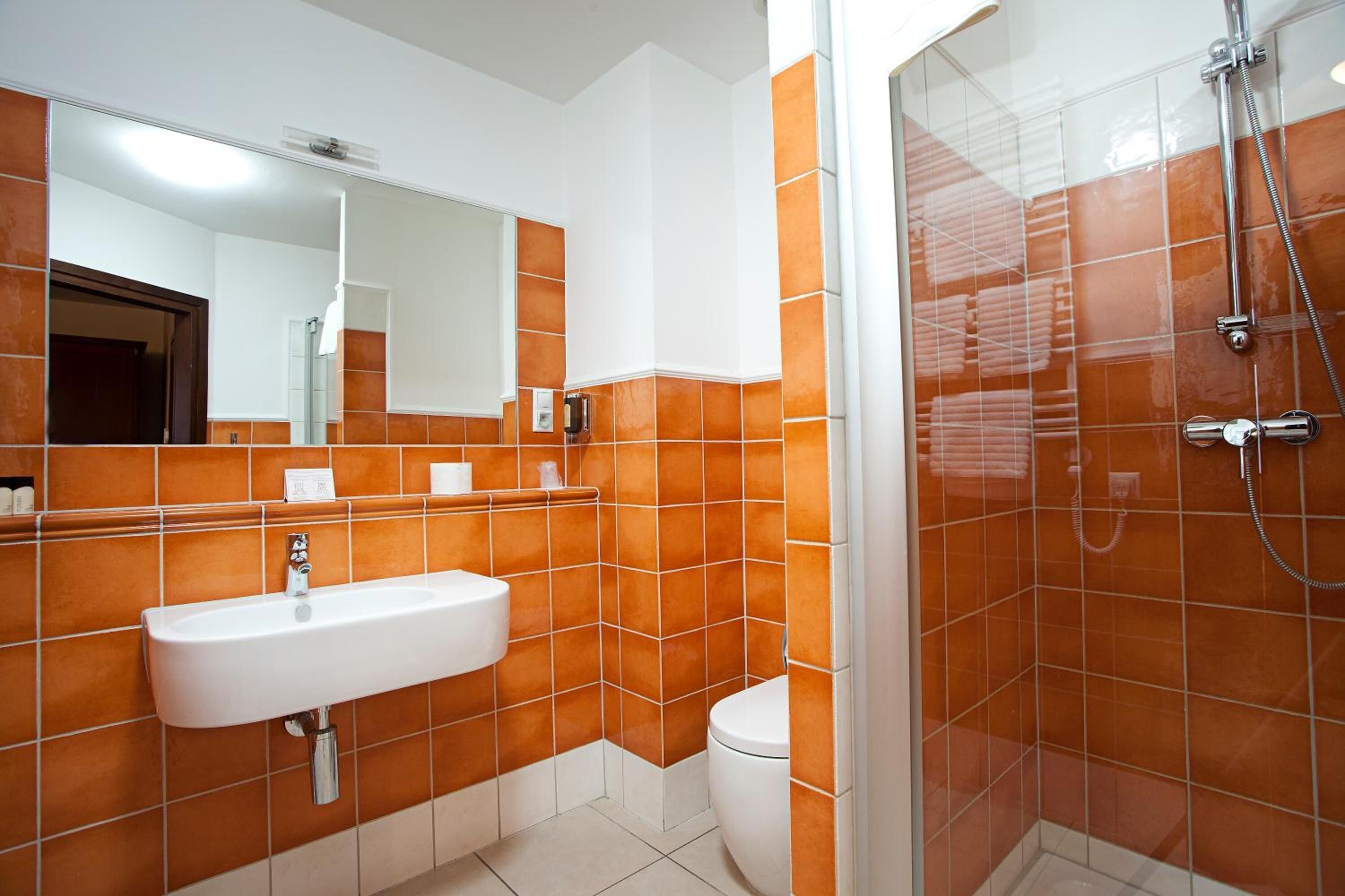 free toiletries, hair dryer, bathrobes, slippers