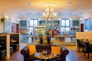 Daily self-service breakfast (EUR 13.50 per person)