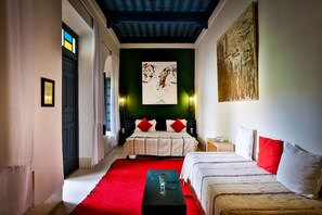 Comfort Suite | In-room safe, bed sheets - Riad Dar Sara (Marrakech)