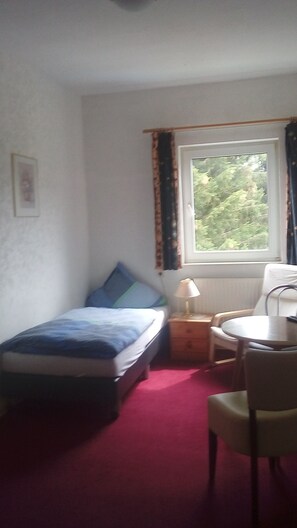 Single Room | In-room safe, free cots/infant beds, rollaway beds, free WiFi - Haus Waldfrieden (Medebach)