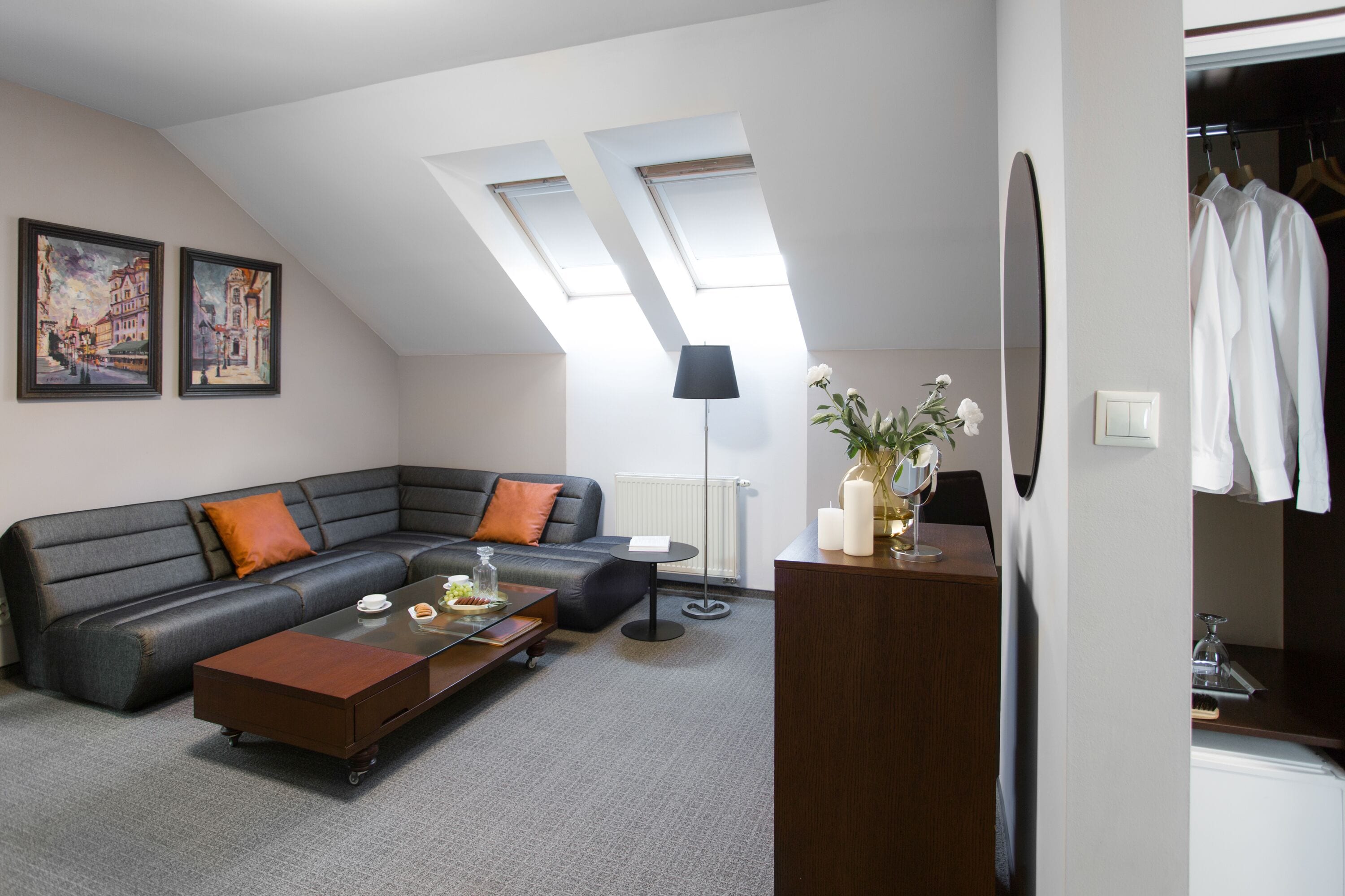 business suite | select comfort beds, minibar, in-room safe, desk