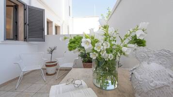 Habitación doble superior, patio | Terraza o patio