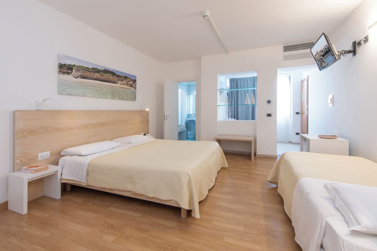 Down duvets, minibar, in-room safe, desk