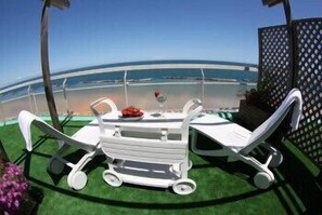 Blick von der Unterkunft