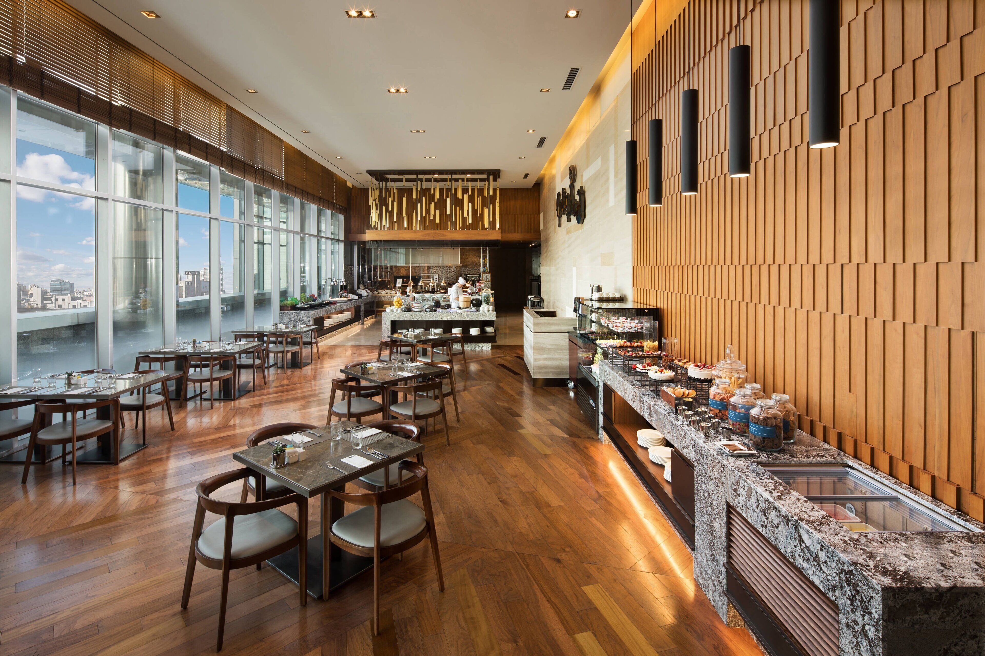 Frühstück, Mittagessen, Abendessen, internationale Küche 