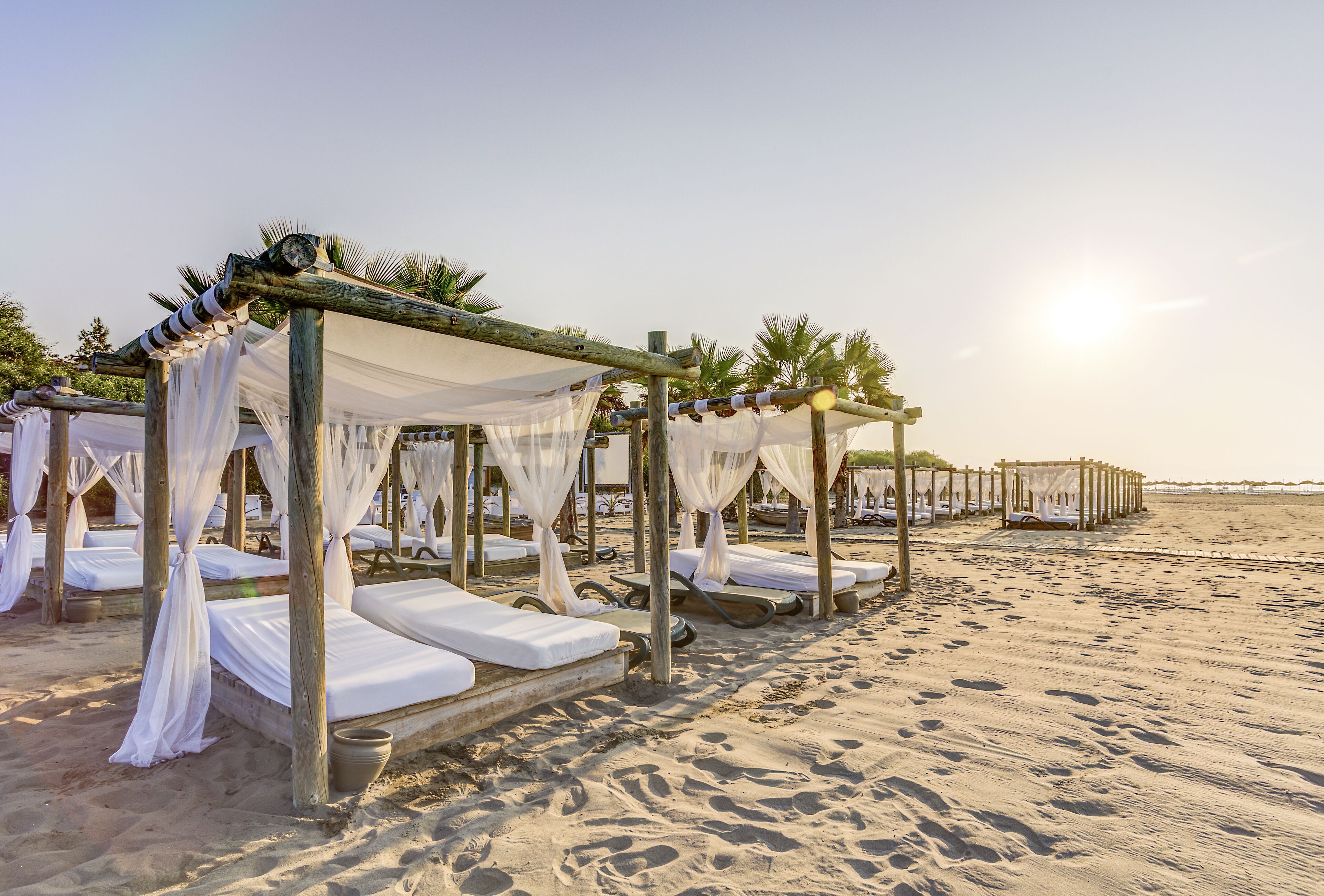 Private beach, beach cabanas, sun-loungers, beach umbrellas