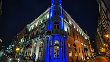 Front of property – evening/night