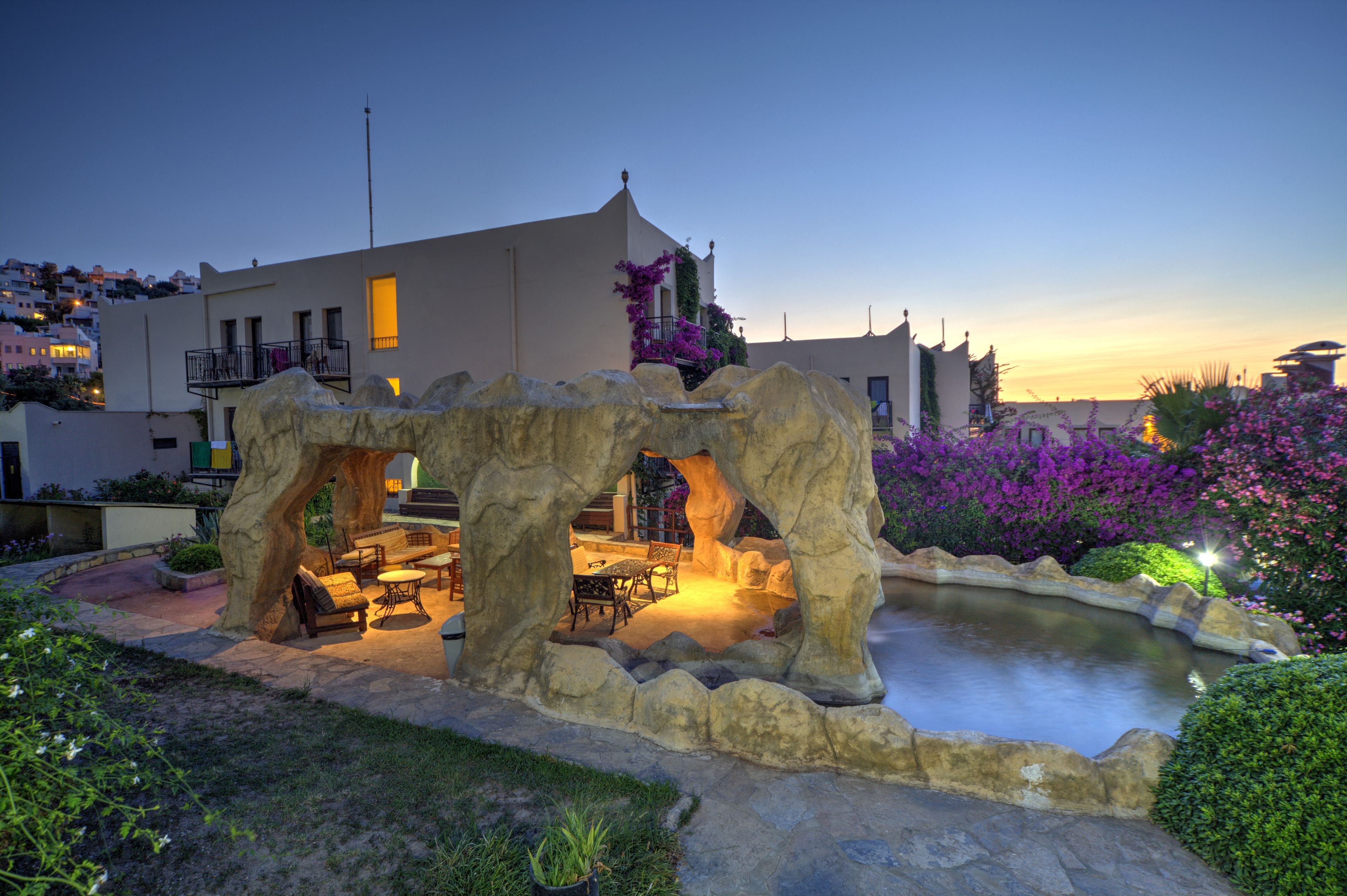 Front of property - evening/night