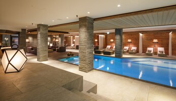 2 indoor pools, sun loungers