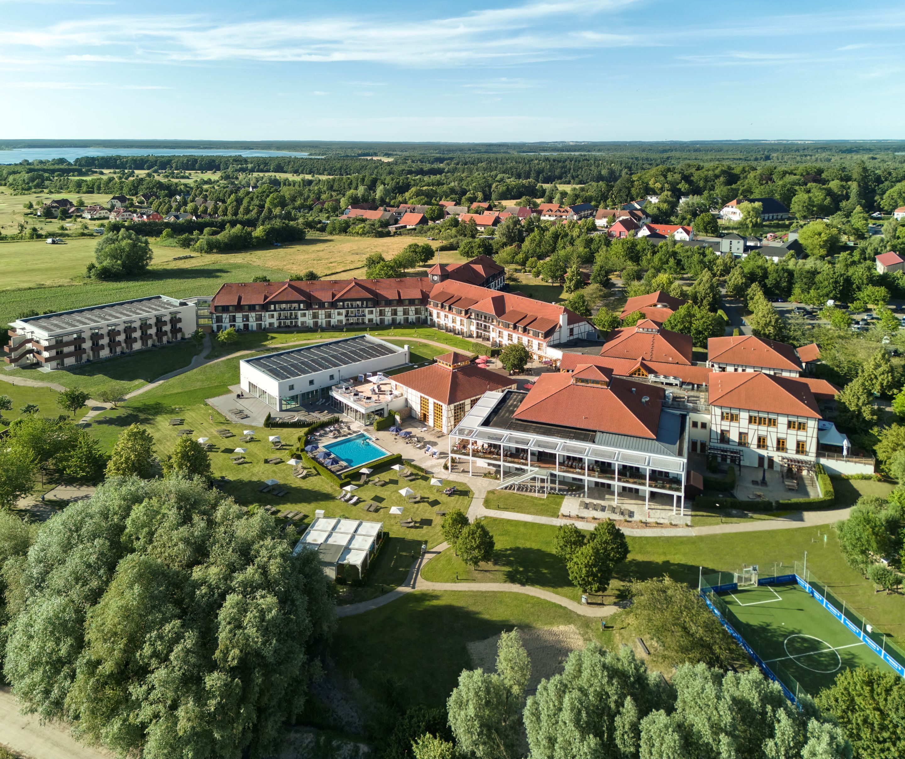 Uitzicht vanuit accommodatie