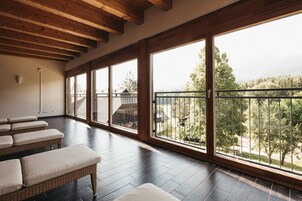 Salas de tratamiento para parejas, un sauna, tratamientos corporales