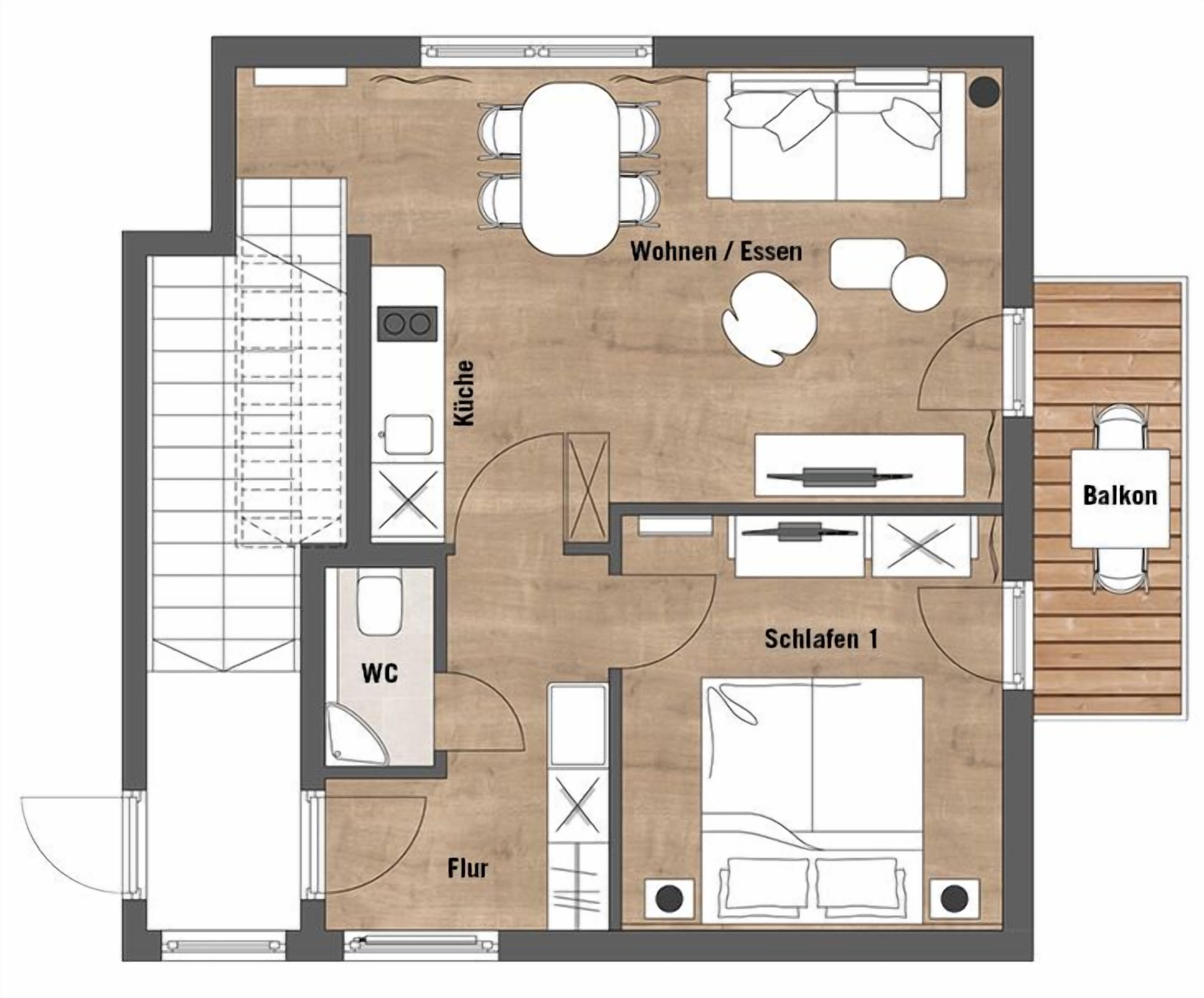 maisonette apartment | floor plan