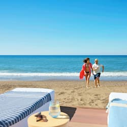 Private beach, beach cabanas, sun-loungers, beach umbrellas