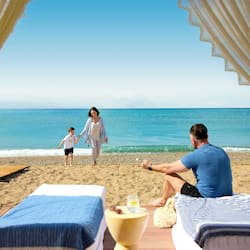 Private beach, beach cabanas, sun-loungers, beach umbrellas