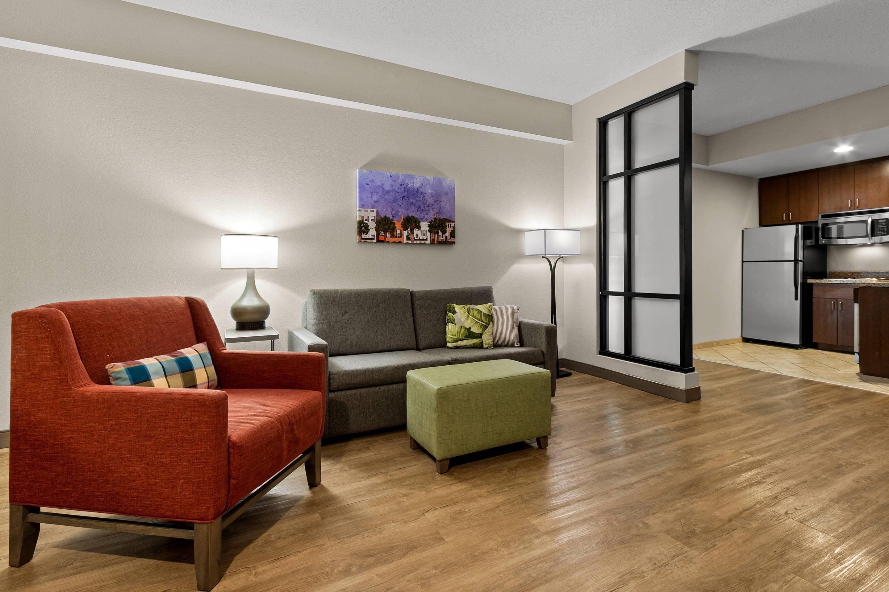 Pillow-top beds, in-room safe, desk, iron/ironing board