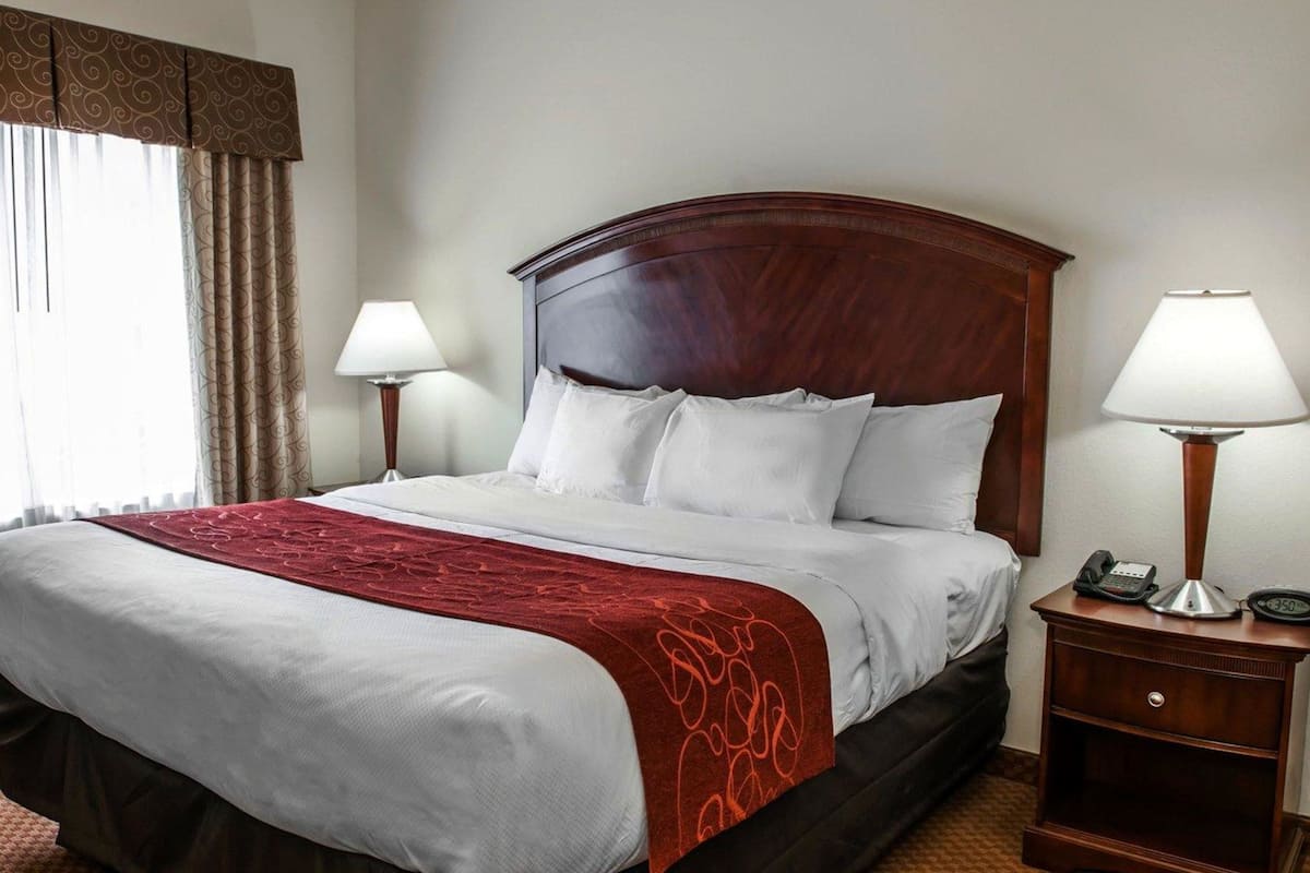 premium bedding, desk, iron/ironing board, free cots/infant beds